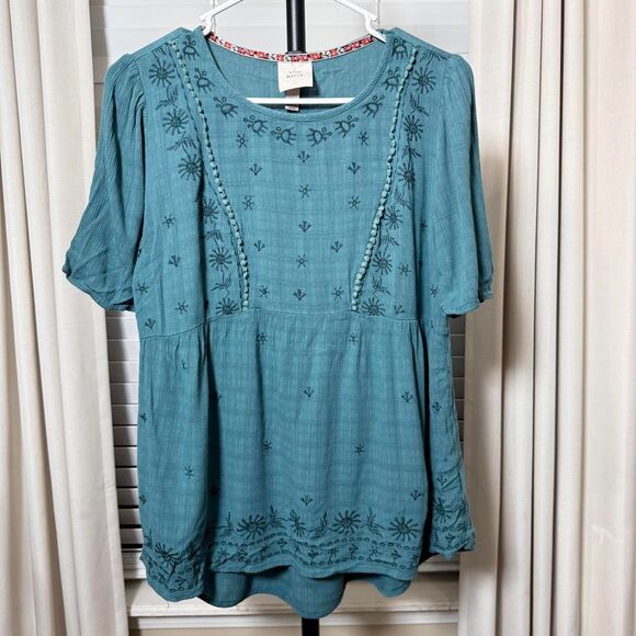 Knox Rose Tops - Babydoll Boho Tee